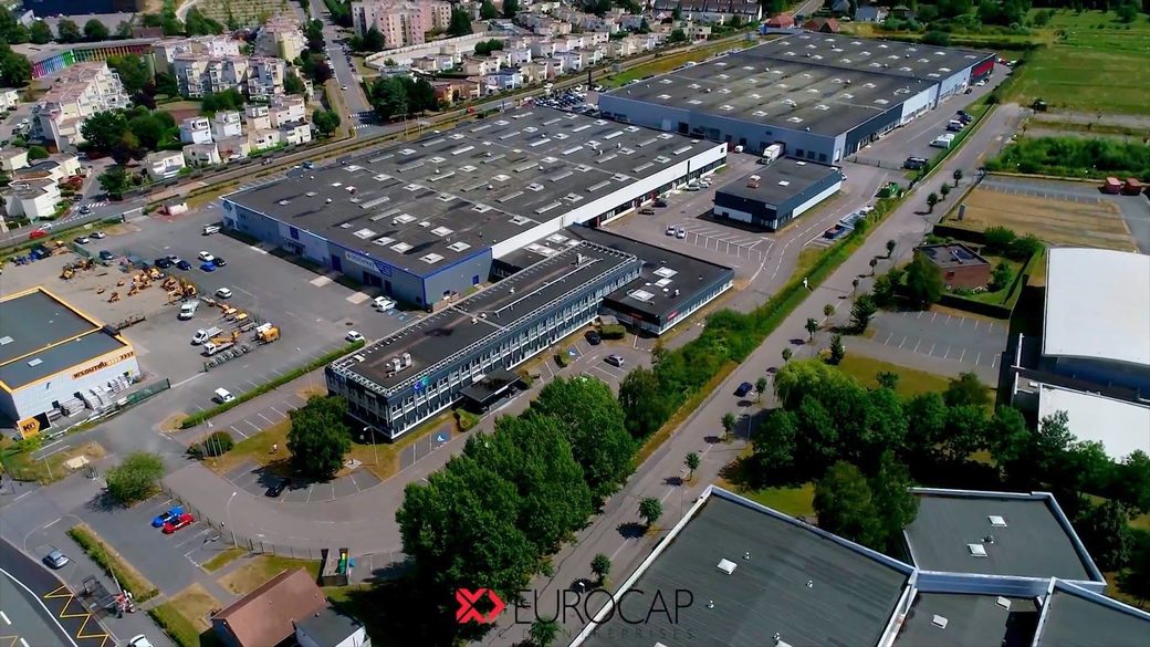 Vue du parc d’activités EUROCAP Saint-Omer, à Longuenesse.